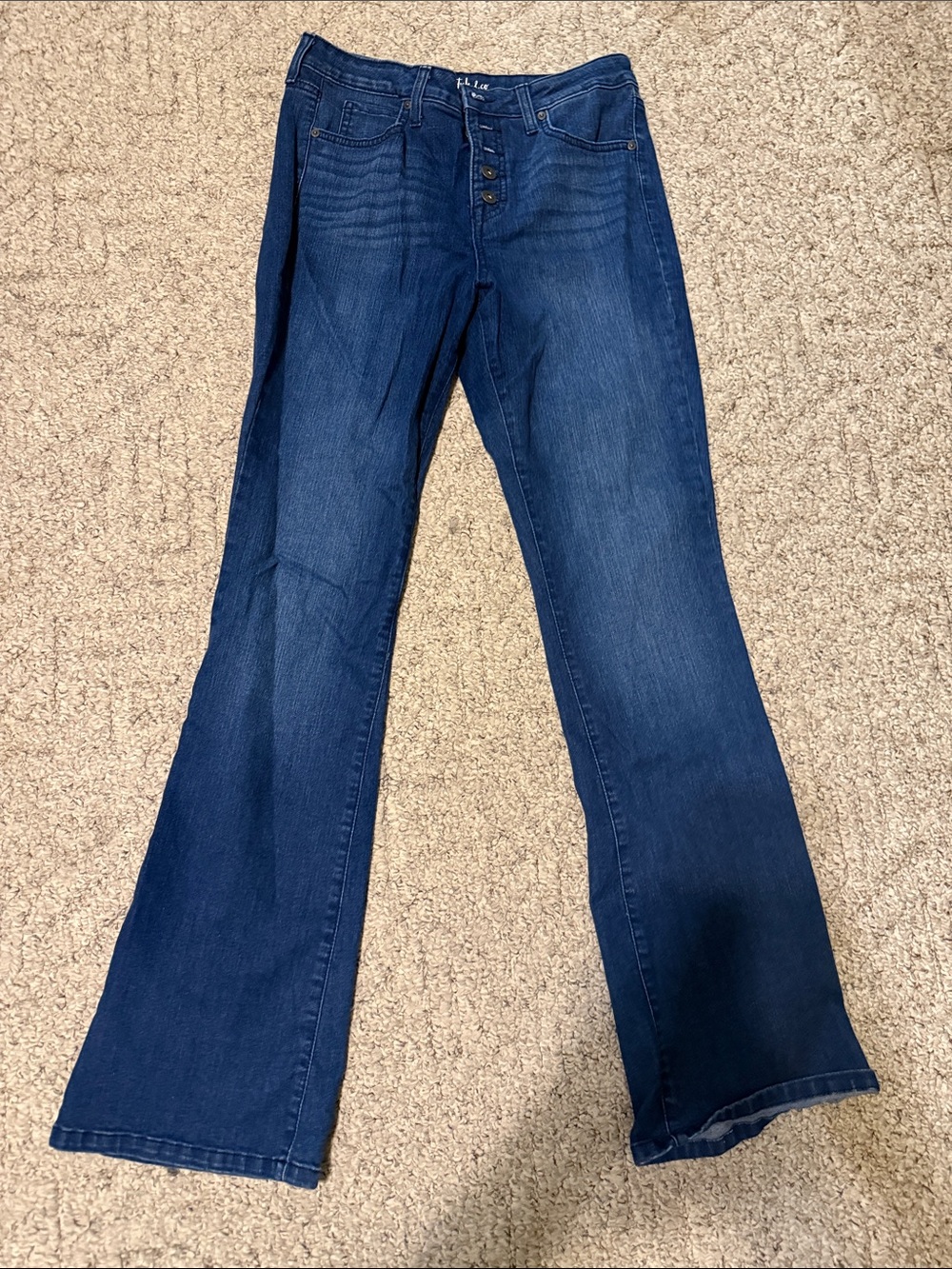 Style & Co. Dark Blue Flare Jeans
